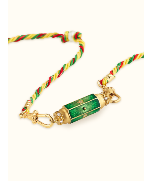 COLLIER BABY LOCKET EMAIL VERT Paris Déstockage Promo