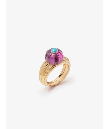 BAGUE GELATO AMÉTHYSTE ET TURQUOISE Les magasins à Paris