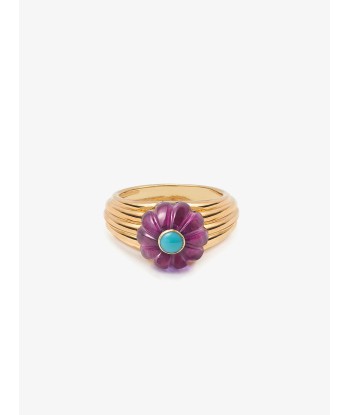 BAGUE GELATO AMÉTHYSTE ET TURQUOISE Les magasins à Paris