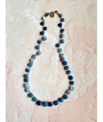 COLLIER BERRYBLUE OPALE BLEUE l'évolution des habitudes 