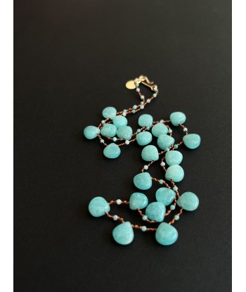 COLLIER BEETLE AMAZONITE de la marque