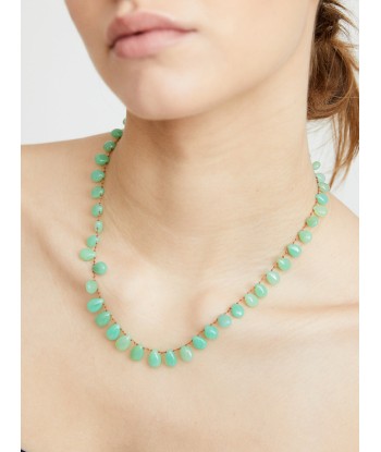 COLLIER EVERGREEN CHRYSOPRASE Les magasins à Paris