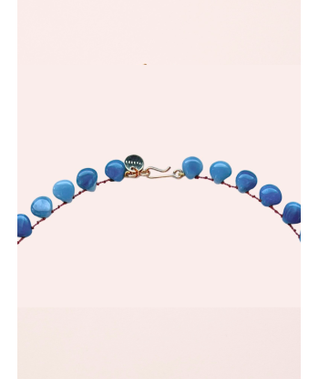 COLLIER BERRYBLUE OPALE BLEUE l'évolution des habitudes 