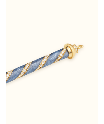 COLLIER CANDY CANE BLEU chez Cornerstreet bien 