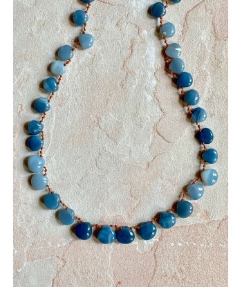 COLLIER BERRYBLUE OPALE BLEUE l'évolution des habitudes 