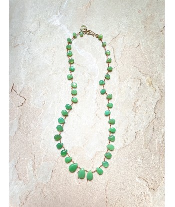 COLLIER EVERGREEN CHRYSOPRASE Les magasins à Paris