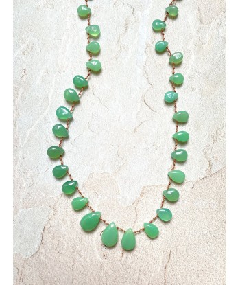 COLLIER EVERGREEN CHRYSOPRASE Les magasins à Paris