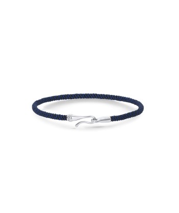 BRACELET LIFE NAVY ARGENT destockage