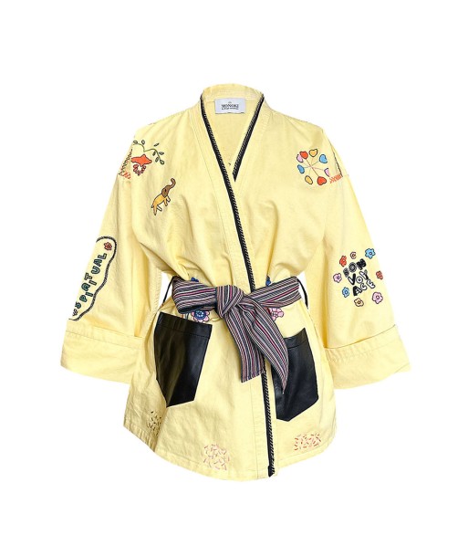 KIMONO BON VOYAGE JAUNE En savoir plus