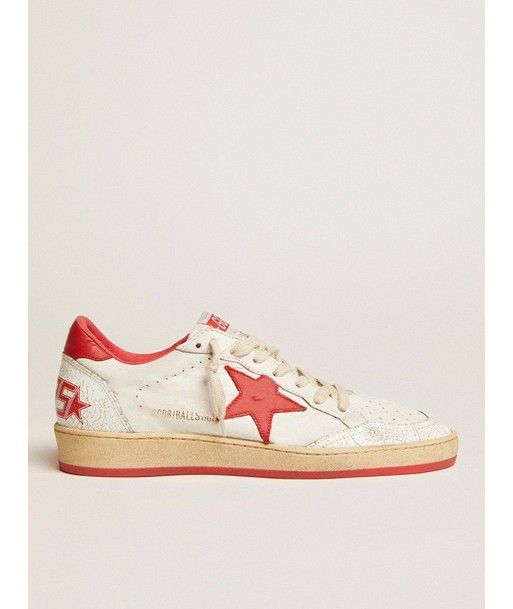 SNEAKERS BALL STAR NAPPA RED pas cher