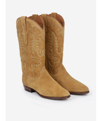 BOTTES SANTIAG MIDNIGHT EN DAIM TAN du meilleur 