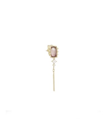 BOUCLE D'OREILLE STUD TOURMALINE ROSE 2 - 3 jours ouvrés.