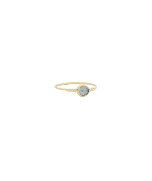 BAGUE AQUAMARINE & DIAMANTS Amélioration de cerveau avec