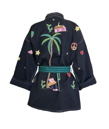 KIMONO MEXICAIN NAVY de votre