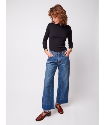 JEAN REWORKED CULOTTE VINTAGE le des métaux précieux