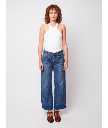 JEAN REWORKED CULOTTE VINTAGE le des métaux précieux