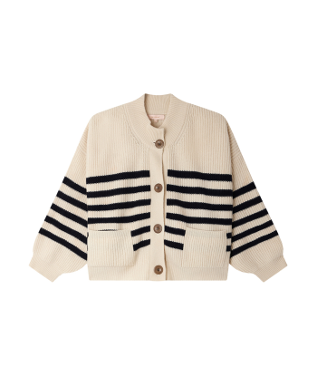 CARDIGAN ROY RAYURES NAVY WHITE Comment ça marche