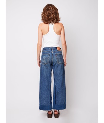 JEAN REWORKED CULOTTE VINTAGE le des métaux précieux