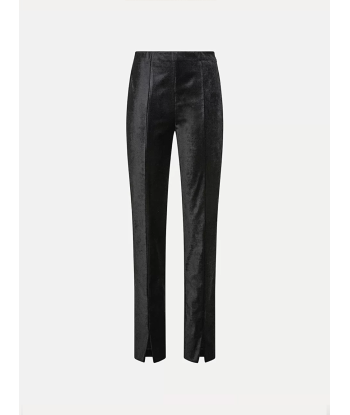 PANTALON VELOURS TAILLE HAUTE NOIR Jusqu'à 80% De Réduction