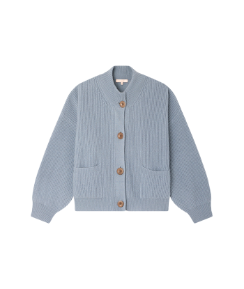 CARDIGAN ROY BLEU GRISE la livraison gratuite